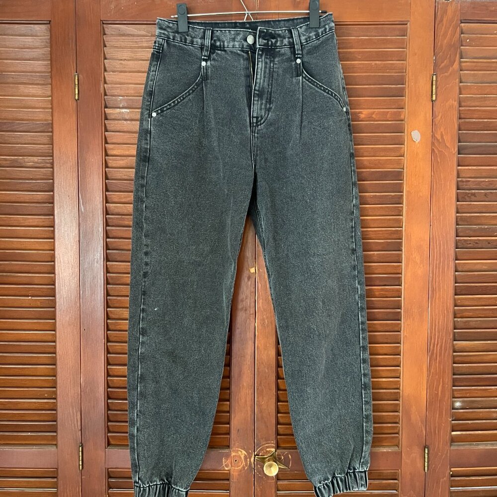 Black Denim Aqua Jeans